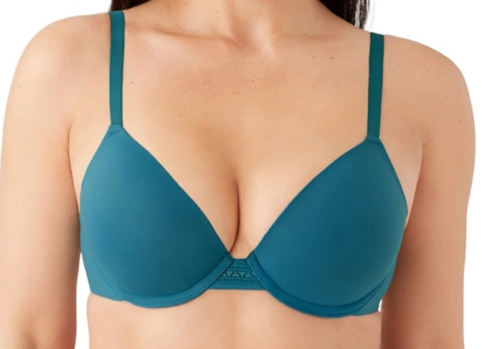 Wacoal Bra 858313 Perfect Primer Push Up teal size 36DDD 36F